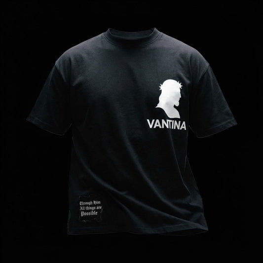 The Blessed Black Tee - Made In His Image Collection