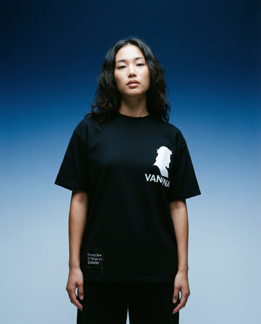 The Blessed Black Tee - Made In His Image Collection