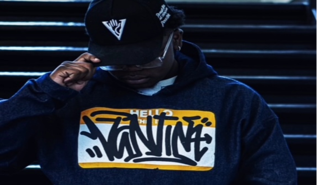 Hello Denim Pullover Hoodie